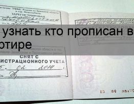 Как узнать кто прописан по адресу квартиры